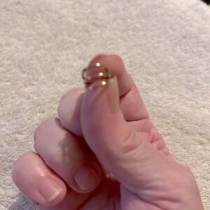 Triple ring nose ring